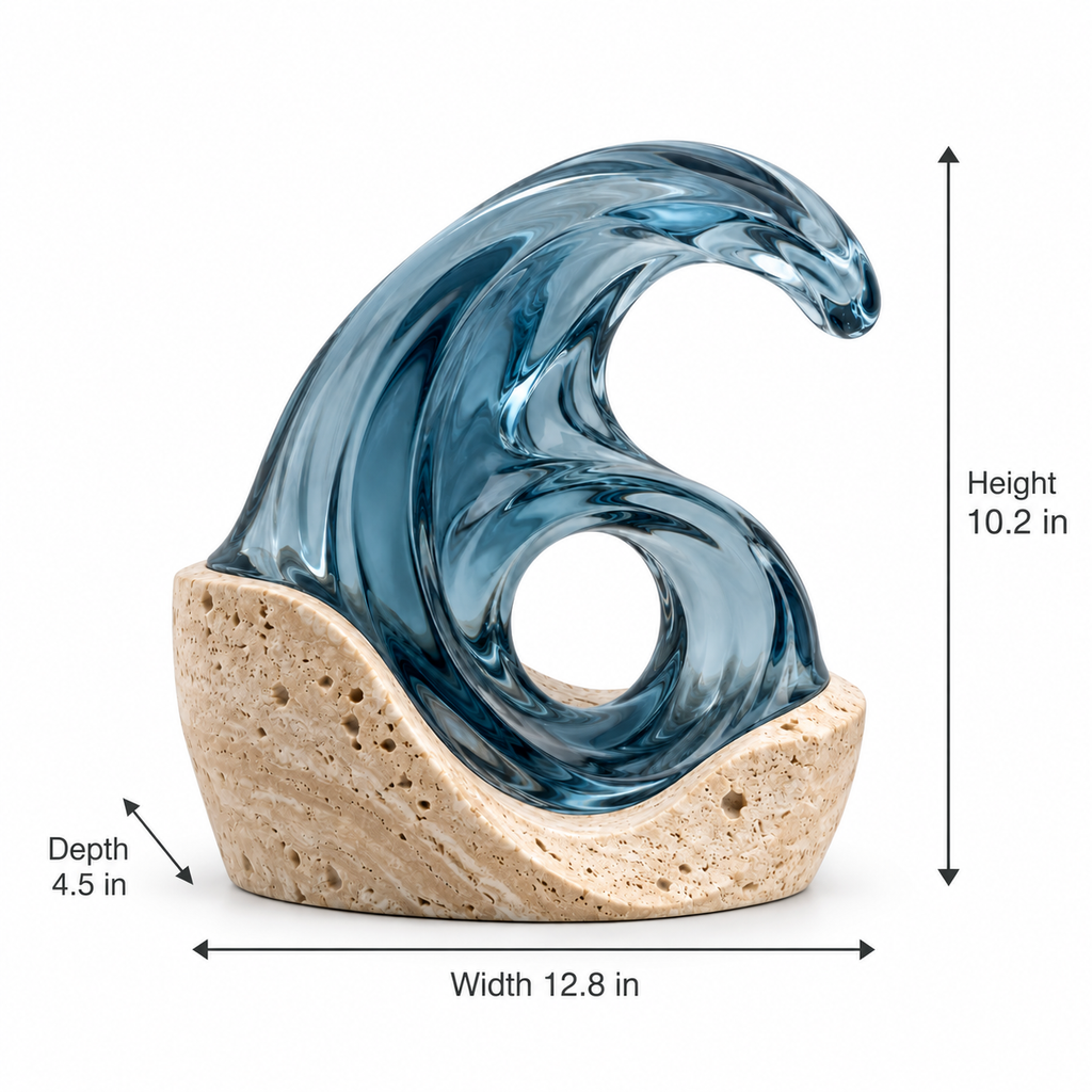Cetus Current Glass Sculpture