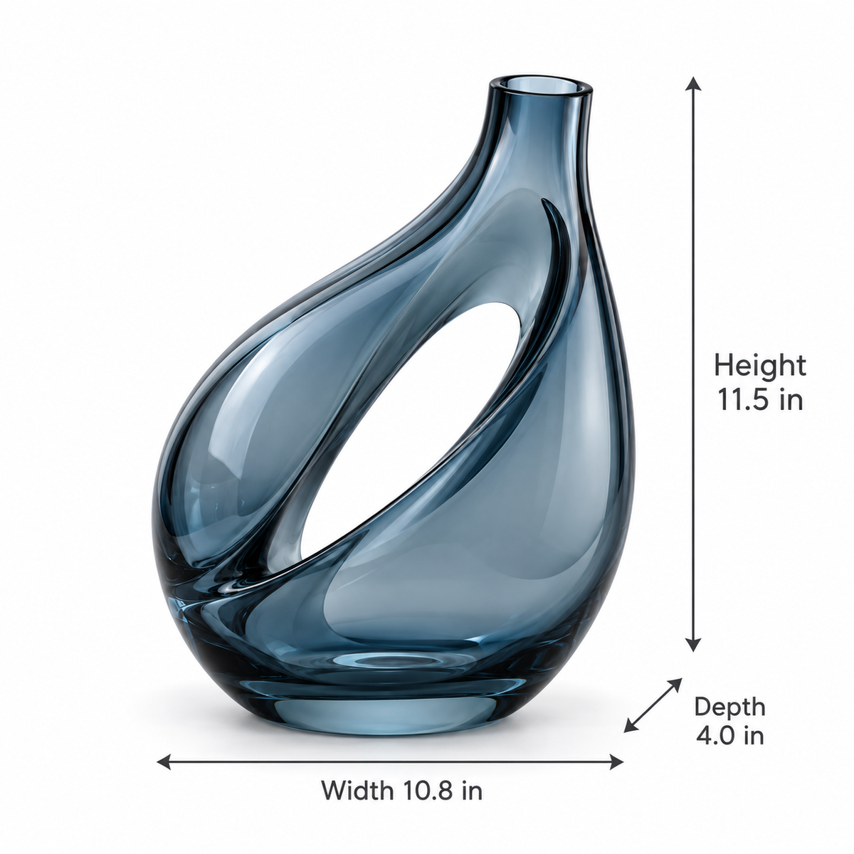 Cygnus Passage Glass Vase