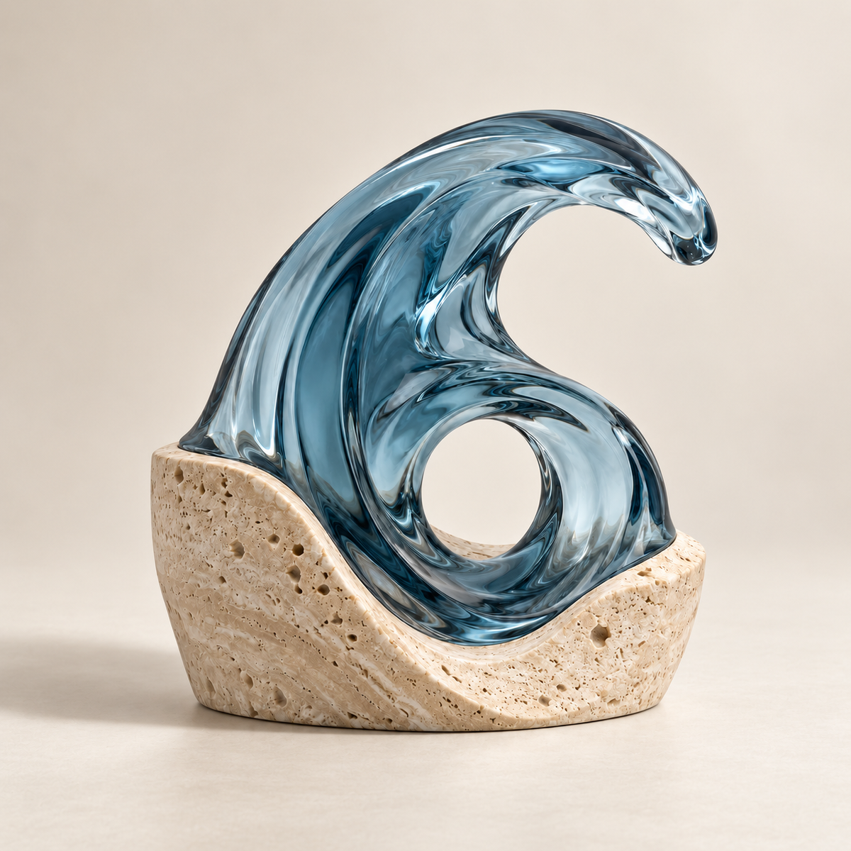 Cetus Current Glass Sculpture
