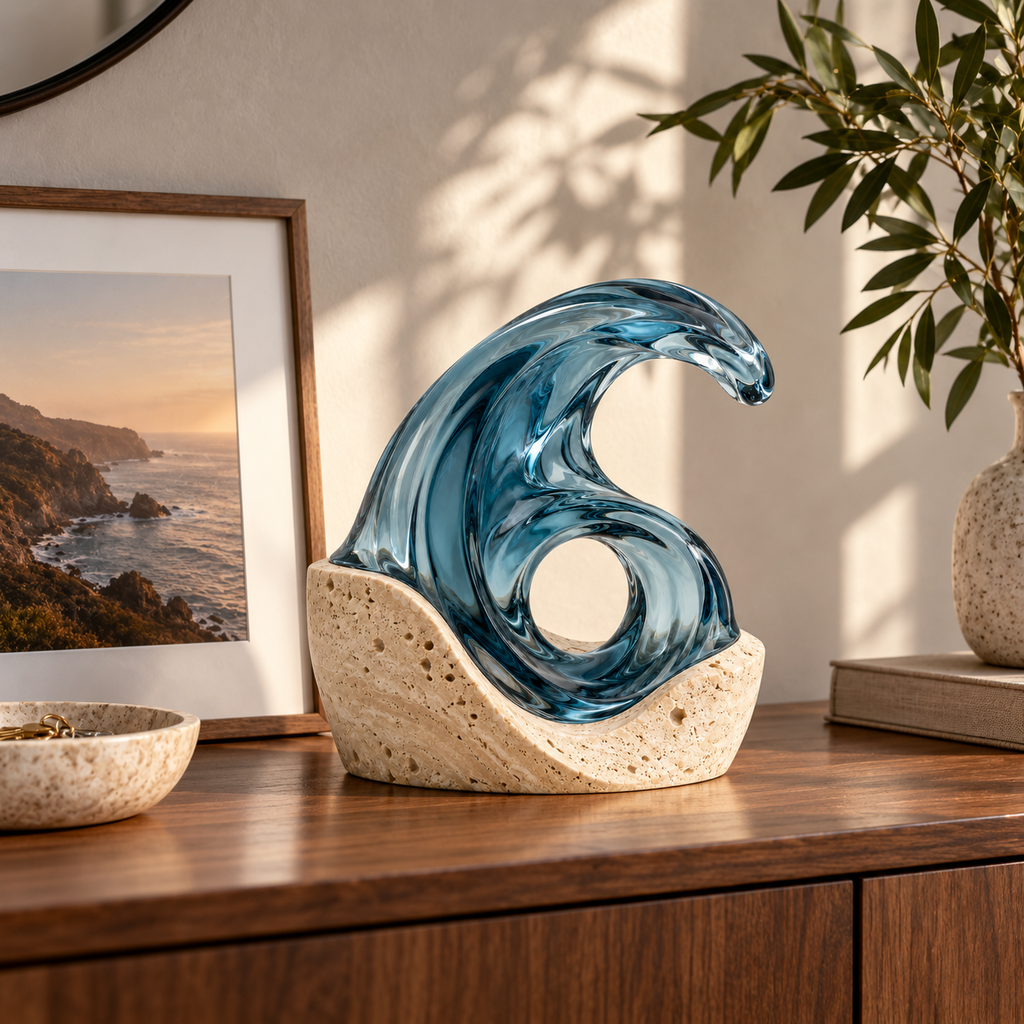 Cetus Current Glass Sculpture