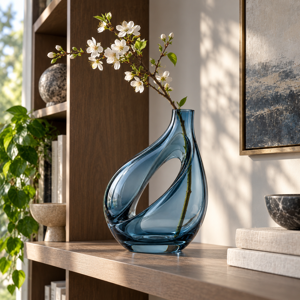 Cygnus Passage Glass Vase